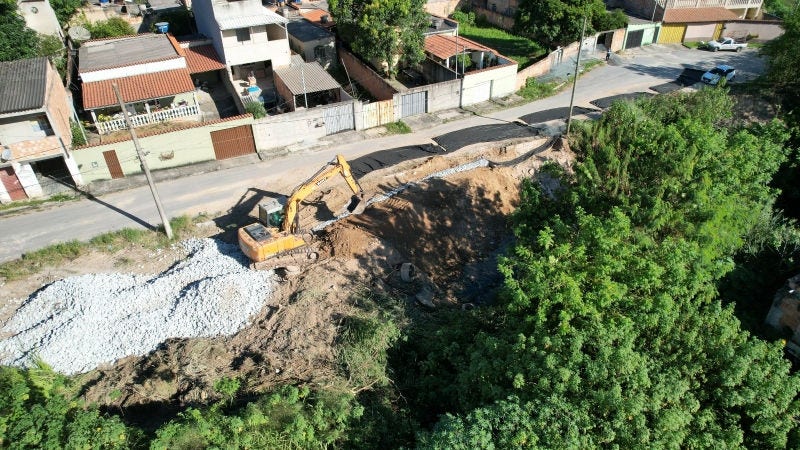 Cidade recebe novas obras de contenção de encostas