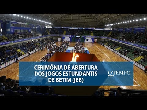 Evento reuniu alunos, professores, familiares e autoridades e marcou o início de 45 dias de competições e contou com apresentação do mascote “Tentacolino”