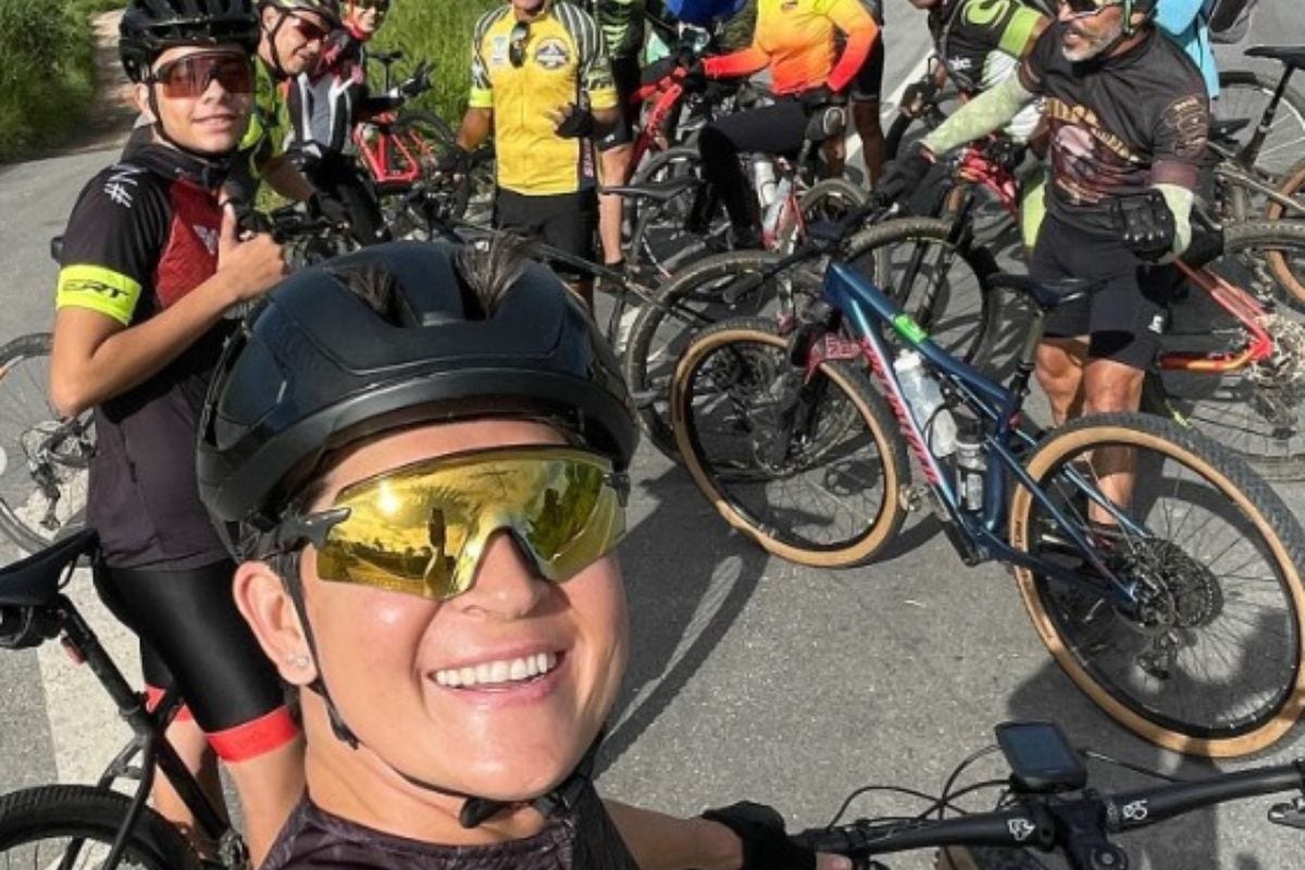 Erika Gramiscelli tem uma carreira de mais de 27 anos na Seleção Brasileira de Ciclismo