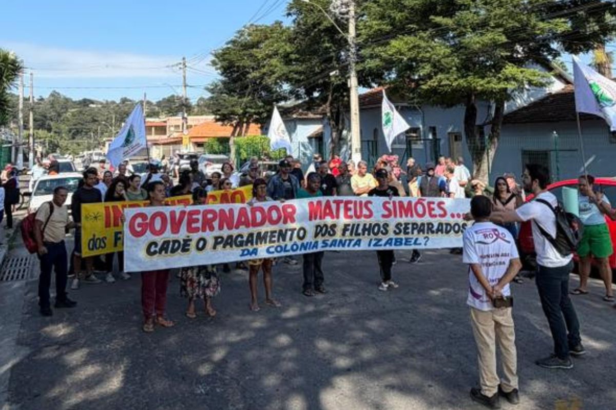 Ato reuniu moradores da colônia, representantes do Morhan e beneficiários da legislação estadual que prevê reparação financeira aos filhos segregados