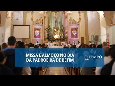 Dom Nivaldo, bispo auxiliar da Arquidiocese de BH, esteve presente na comunidade para presidir missa e público também aproveitou o almoço no último dia da festa