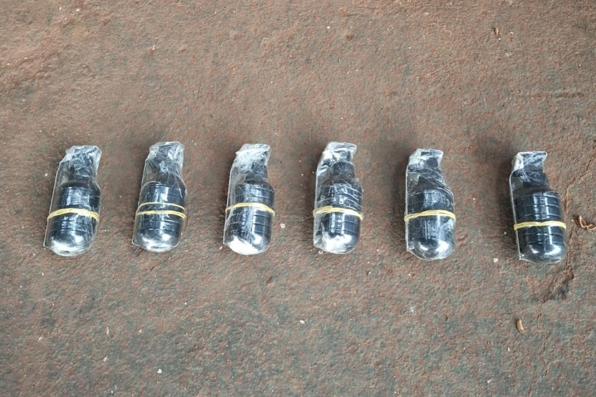 Esquadrão Antibombas foi acionado para recolher artefatos