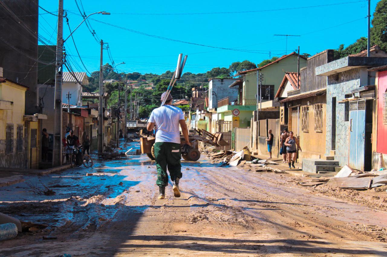 Região do Citrolândia passou a sofrer fortes impactos com transbordamento do rio Paraopeba após o desastre em Brumadinho