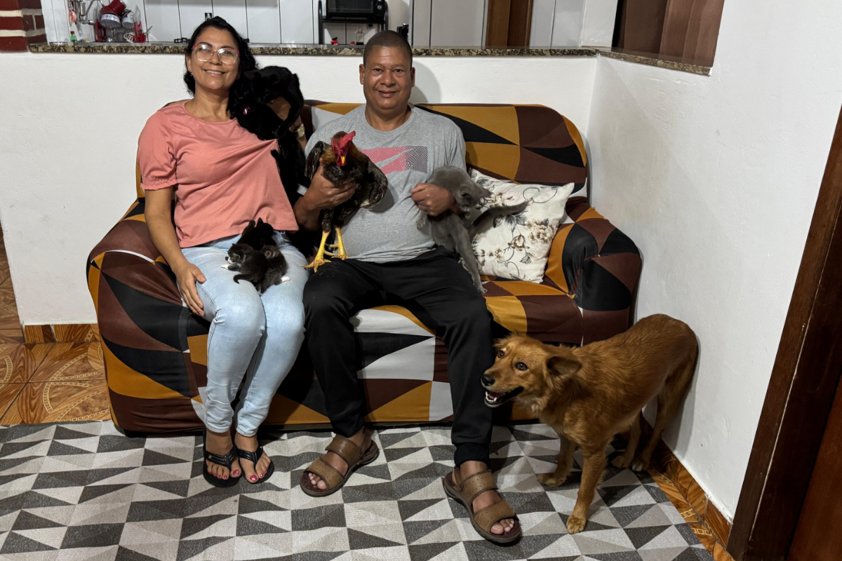 A história teve início logo após Pretinha dar à luz a uma ninhada de gatinhos; desde os primeiros momentos, Belinha demonstrou forte interesse pelos recém-nascidos