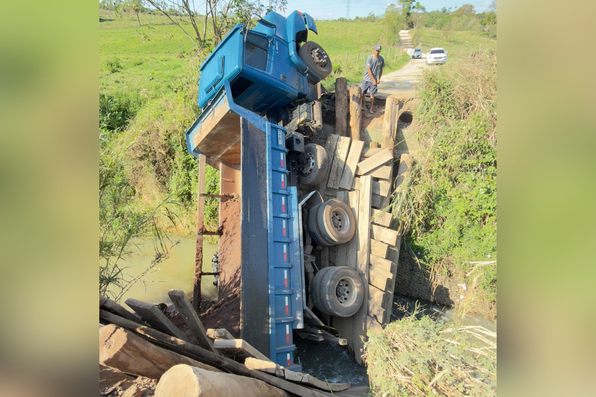 Caminhão trafegou com limite acima do permitido, segundo a prefeitura