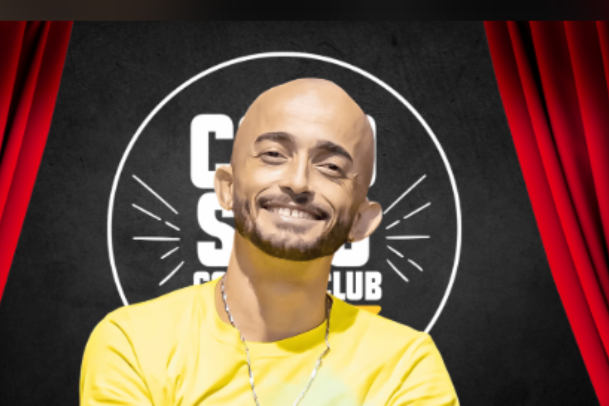 Thiago Bobs dividiu o palco com grandes nomes do humor nacional no Rio de Janeiro, no mês passado