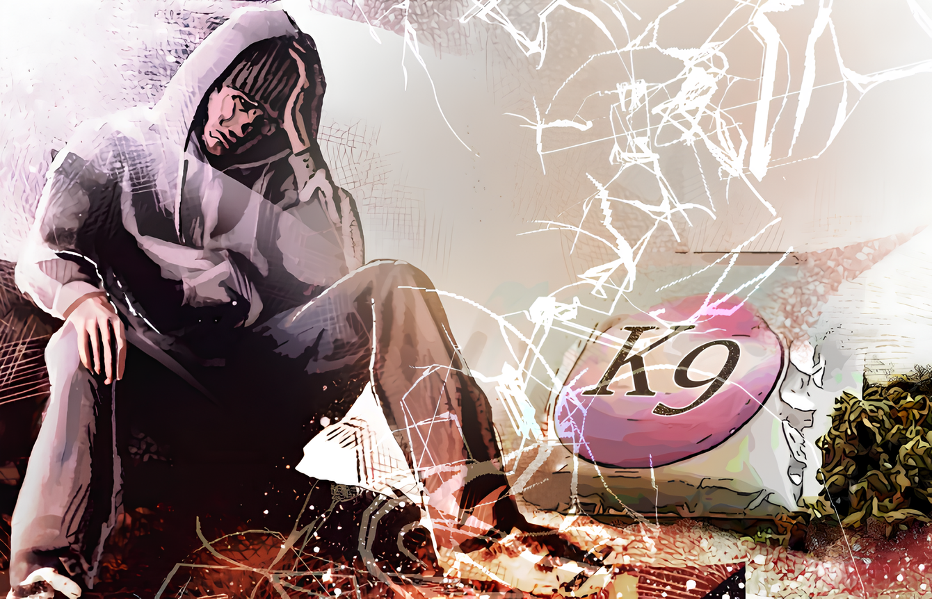 Como se não bastasse a desgraça do crack, da cocaína, LSD, etc., etc., surgiu agora o K9