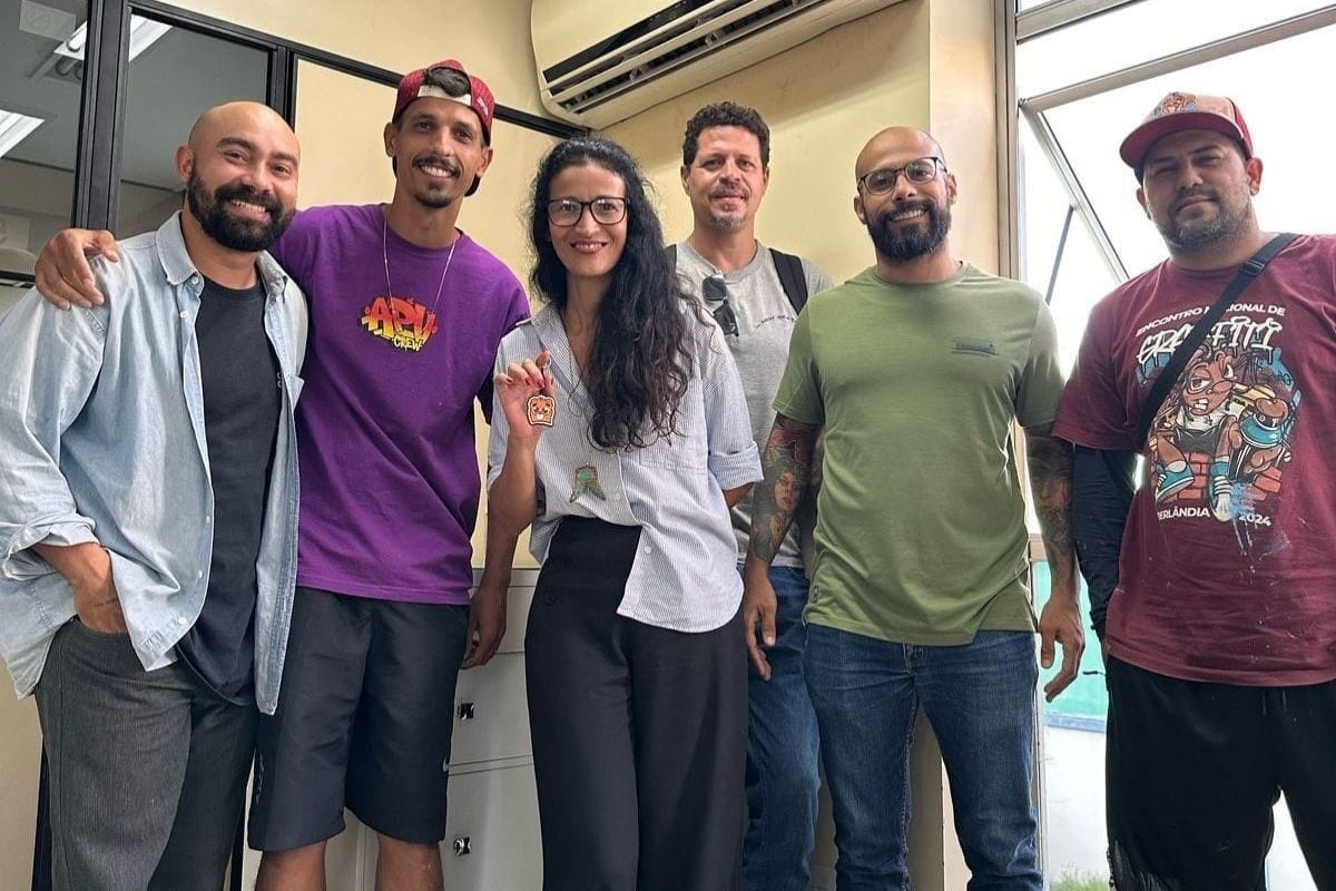 Luciana Rodrigues e os artistas da APV Crew estão juntos na realização do projeto aprovado pela Lei Rouanet