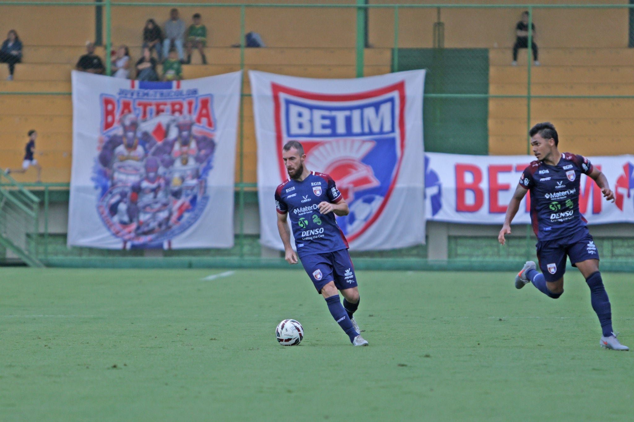 No último jogo realizado na Arena Gregorão, o Betim Futebol venceu por 3 a 0
