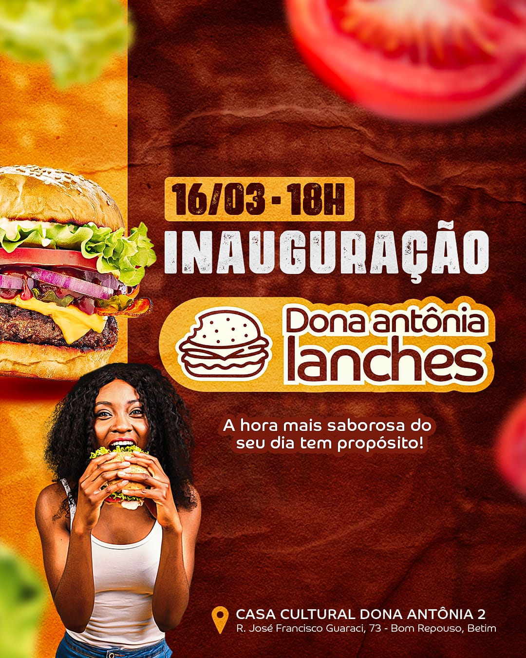 Lanchonete será inaugurada em uma cerimônia