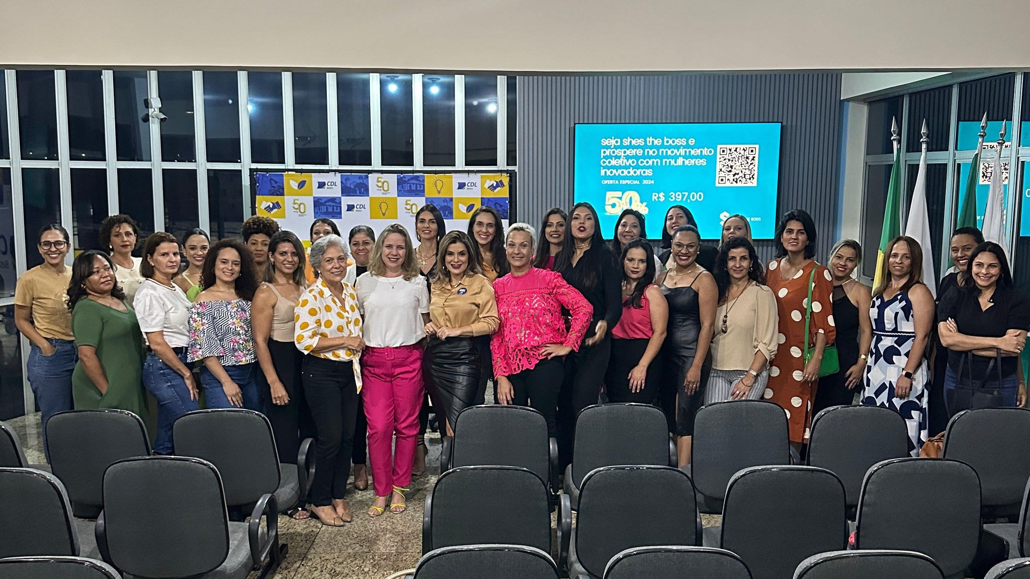 Cerca de 25 mulheres participaram da palestra e trocaram conhecimentos