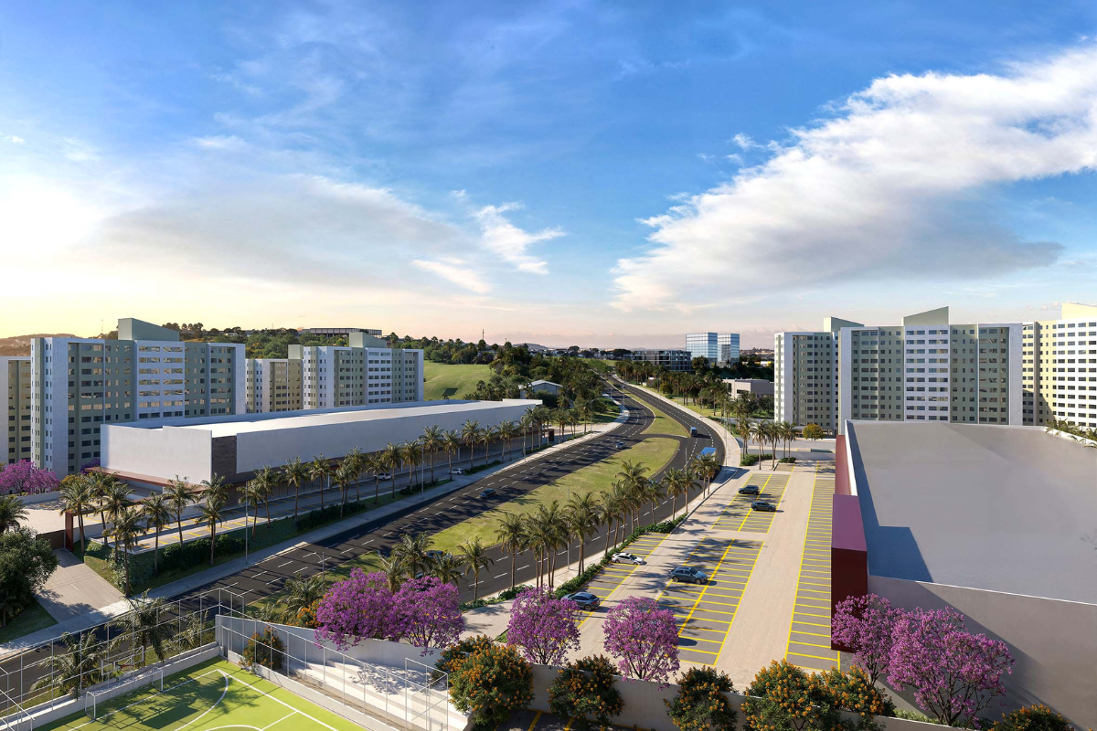 Primeira fase do empreendimento está com a infraestrutura quase concluída e deve ser entregue nos próximos meses; segundo a PHV URB, essa etapa reúne nove lotes, em uma área de 190 mil m²