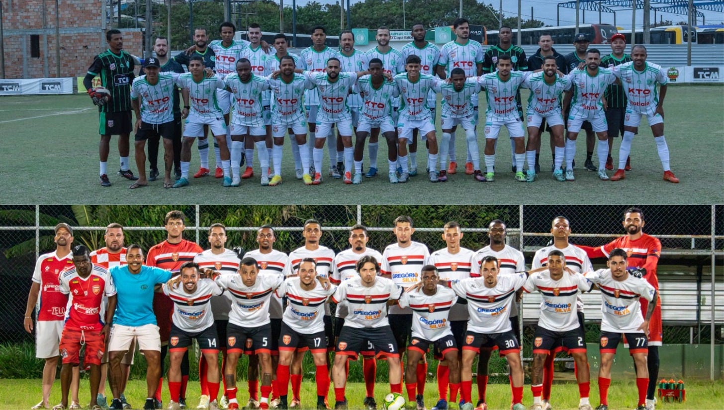 Novo Cristina (em cima) busca bicampeonato, e Gunners (embaixo) joga pela primeira vez