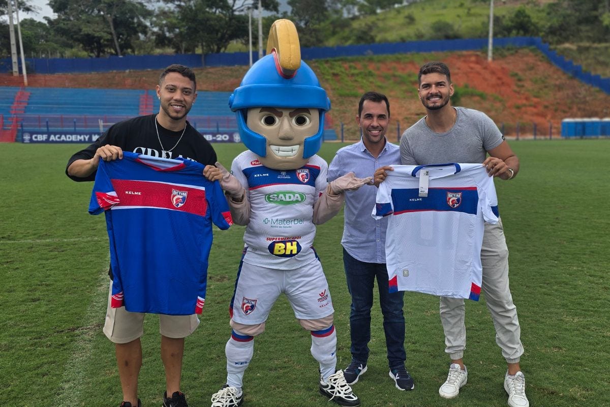 Influenciadores Pedro Ivo e Wallison Rocha, entre o presidente do time, Fred Pacheco, foram os primeiros confirmados na equipe