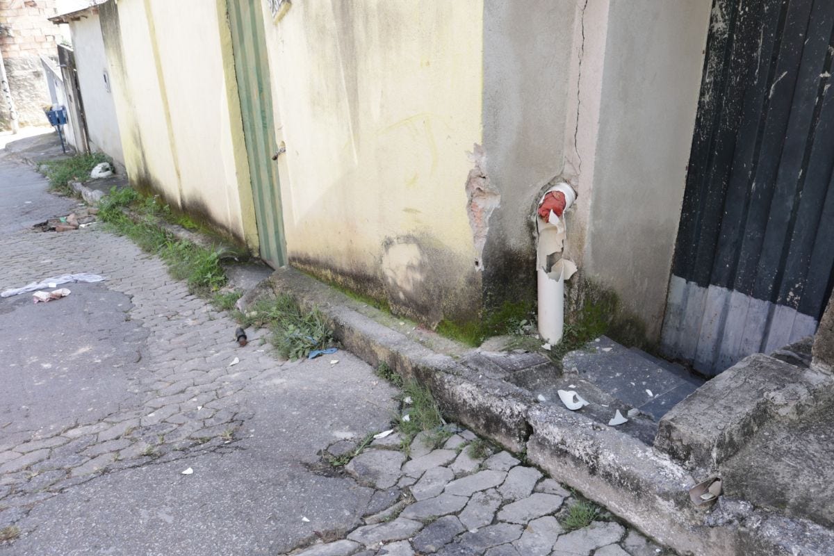 Acidente ocorreu na rua Antônio Ventura, na região de Citrolândia, em Betim, no início da noite desse sábado (11)