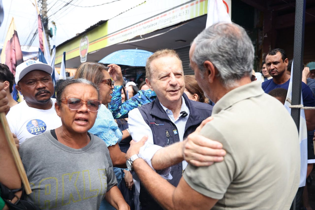 Vittorio Medioli (PL) participou de  ato com apoiadores no Alterosas