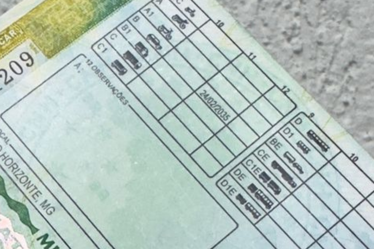 Ao consultar o CPF do motorista, o aplicativo indicou que “condutor não encontrado”