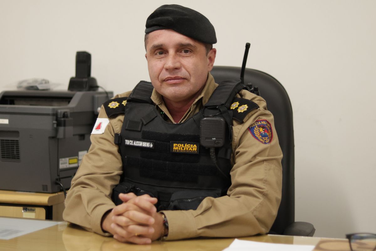 Tenente-coronel Alisson Bruno Pereira, do 33º Batalhão da PM de Betim