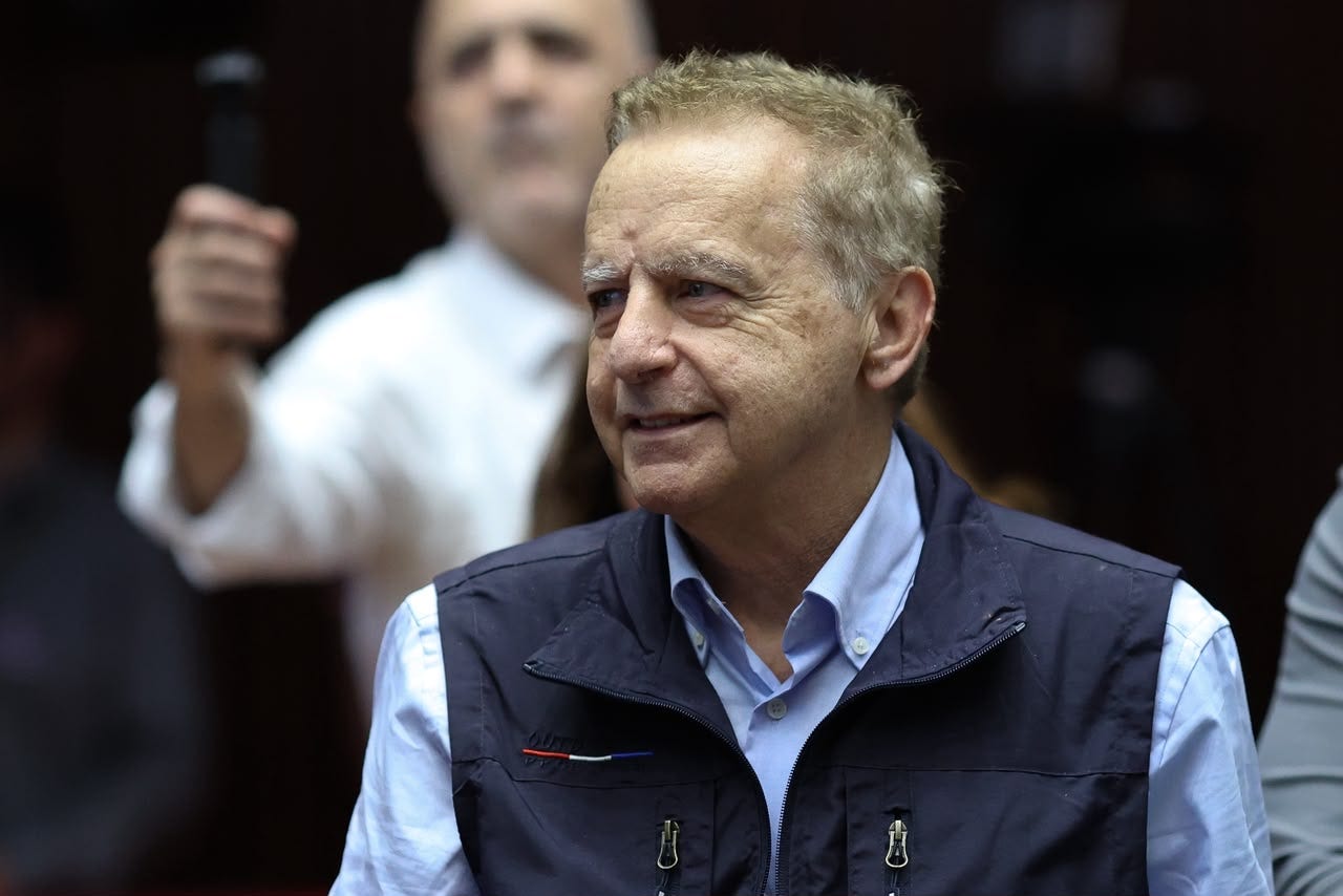 O pré-candidato ao governo do estado pelo PL, Vittorio Medioli, durante convenção da legenda nesta segunda-feira (27/07) na Assembleia Legislativa de Minas Gerais