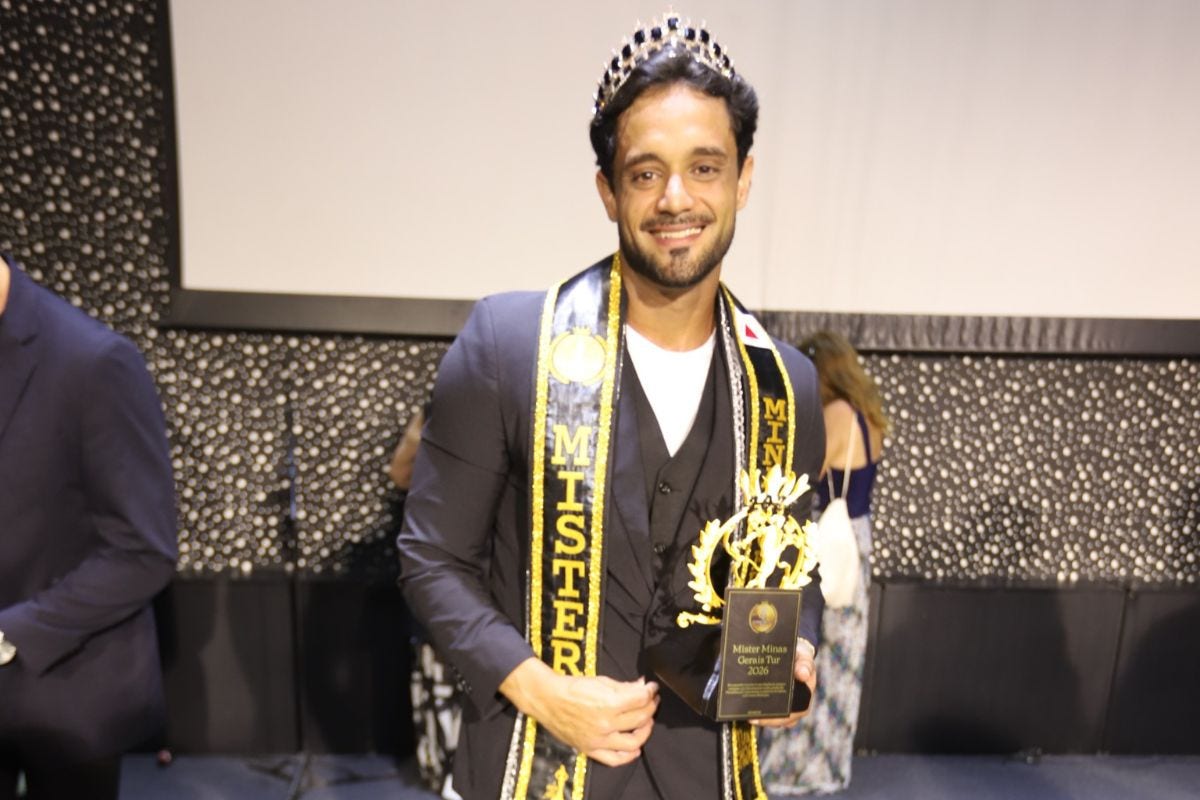 Douglas Costa foi eleito Mister Minas Gerais Tour 2026