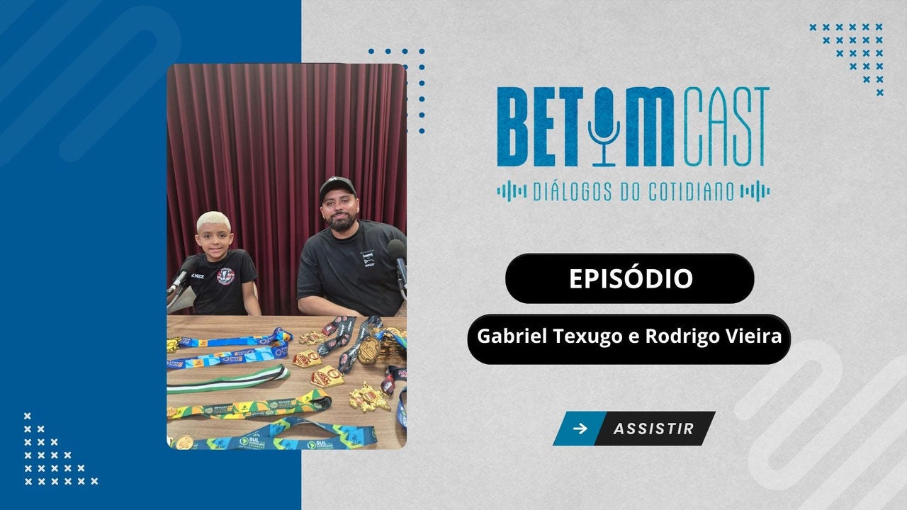 No papo, eles falaram sobre como Gabriel começou no esporte e as conquistas cada uma das medalhas 