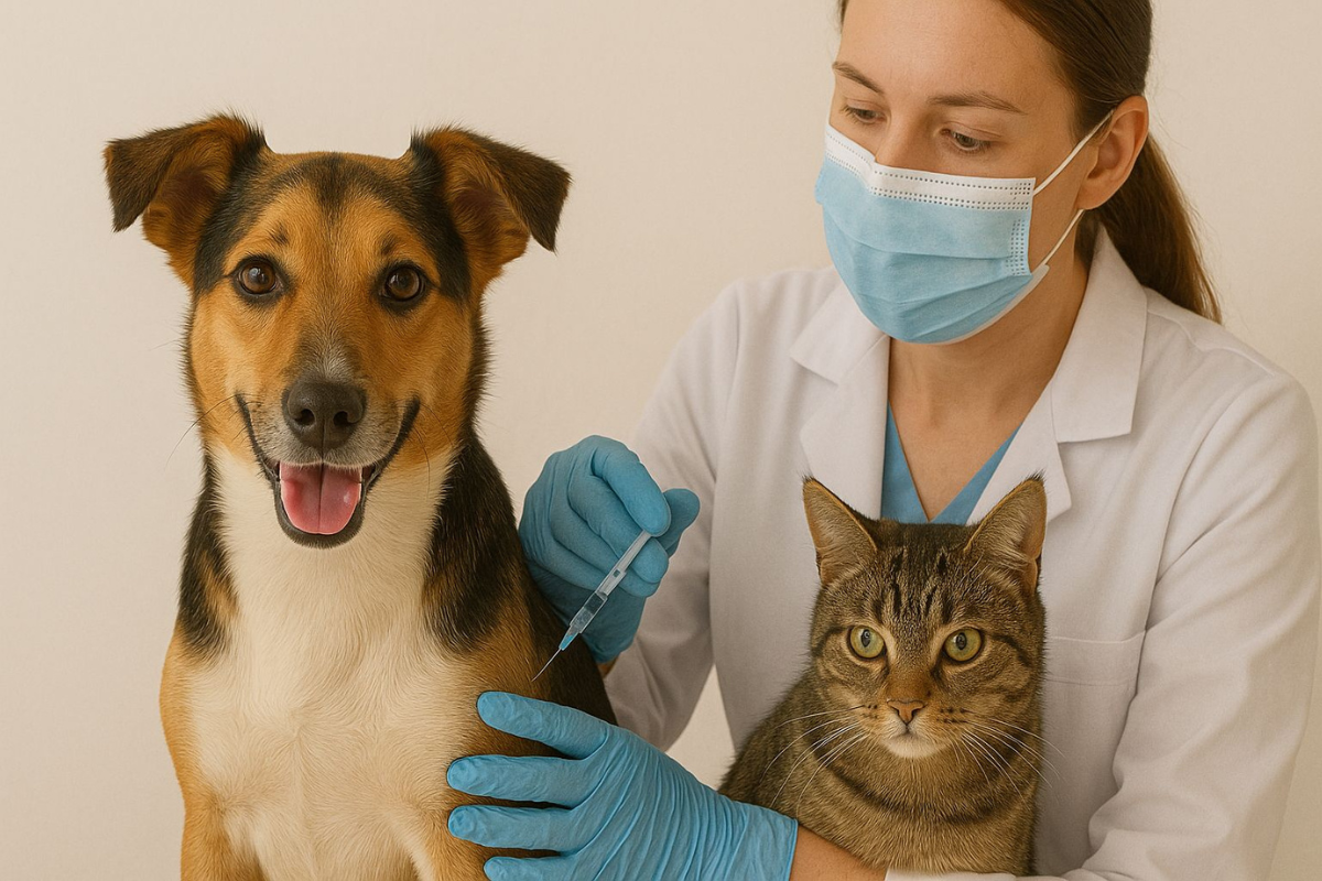A vacina é gratuita e deve ser aplicada em cães e gatos a partir dos três meses de idade, incluindo fêmeas gestantes