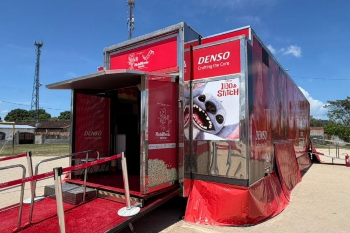 Exibições serão realizadas em uma carreta equipada para receber o público e terão distribuição de pipoca e refrigerante