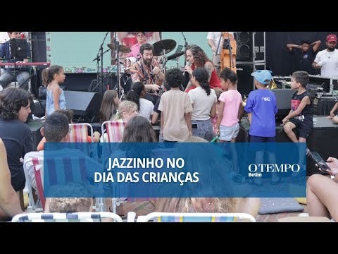Com programação gratuita, Jazzinho fez a alegria da meninada na praça Milton Campos