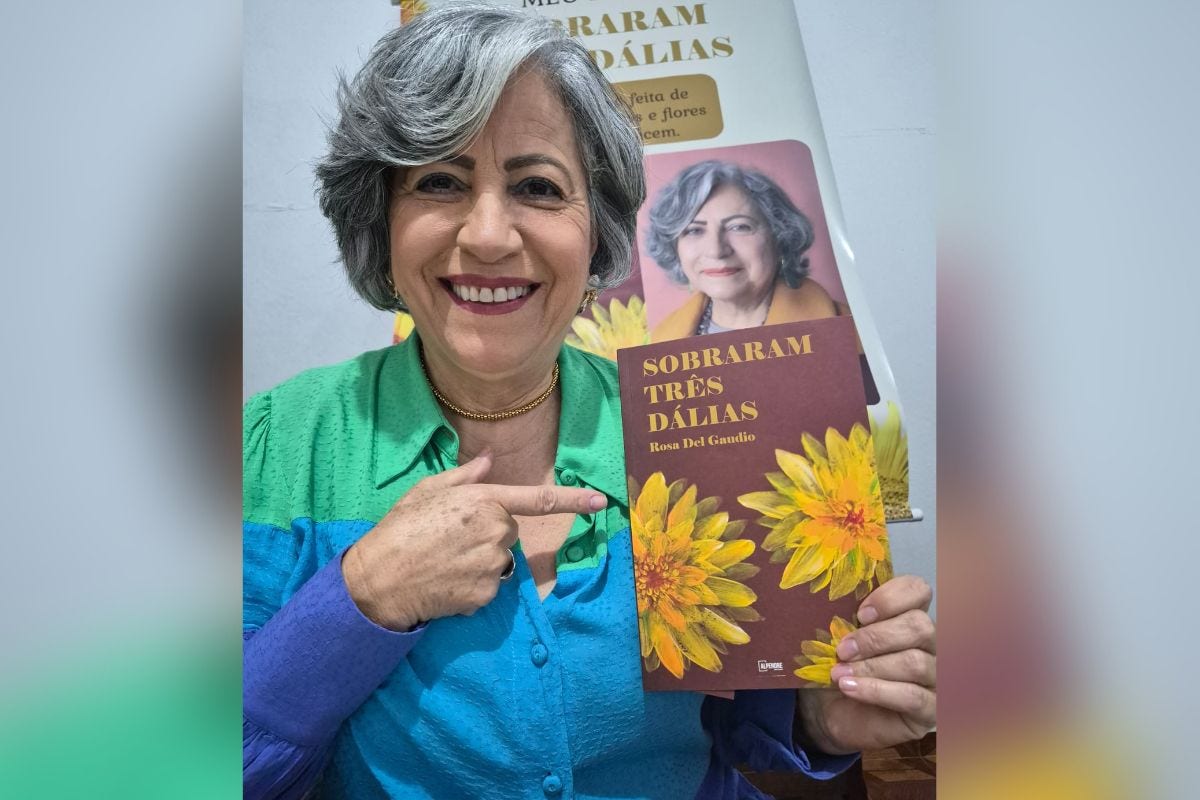 Moradora de Betim desde a infância, Maria Rosa Del Gaudio é professora alfabetizadora, pedagoga, docente universitária e mediadora de leitura
