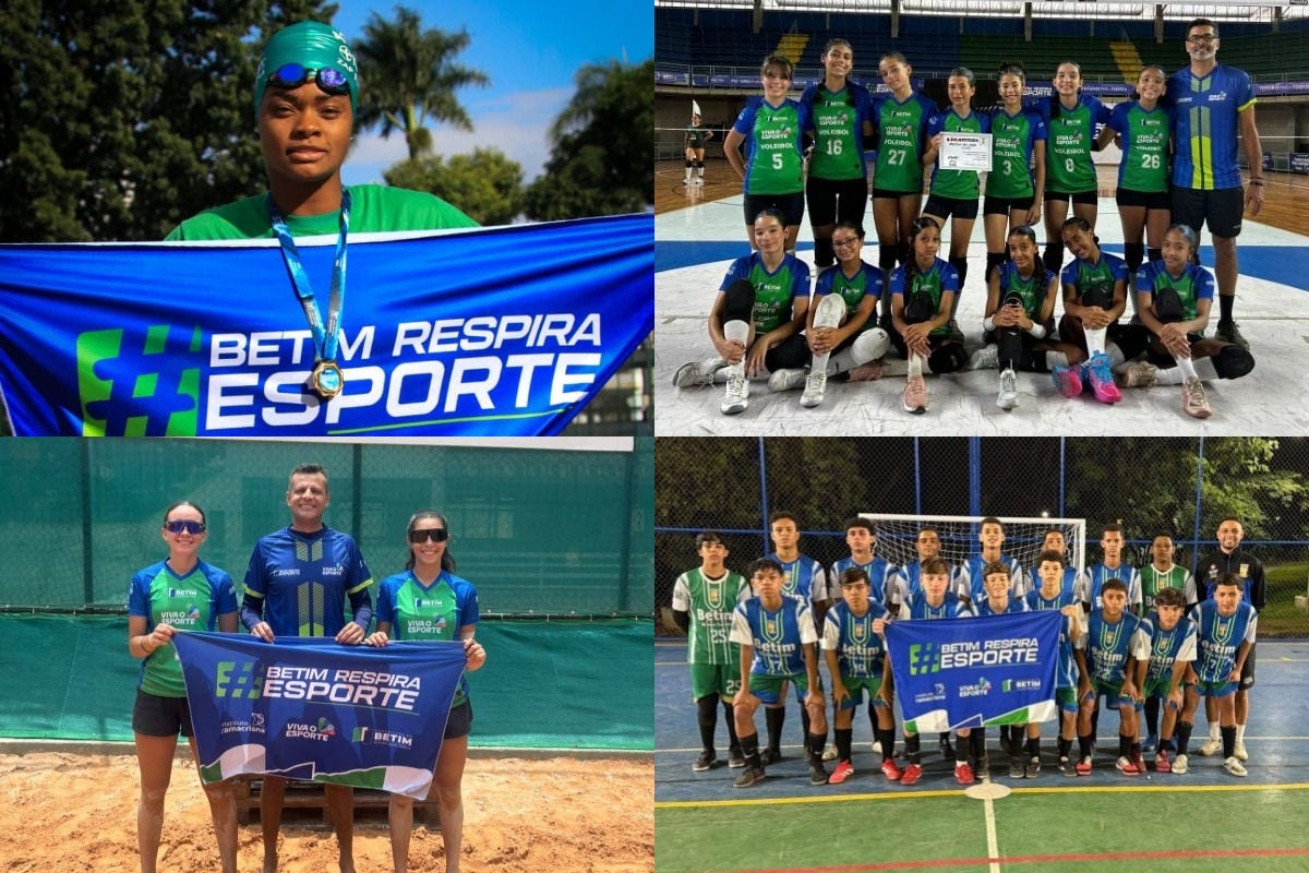 Equipe conquistou medalhas no vôlei de praia, voleibol, futsal e taekwondo