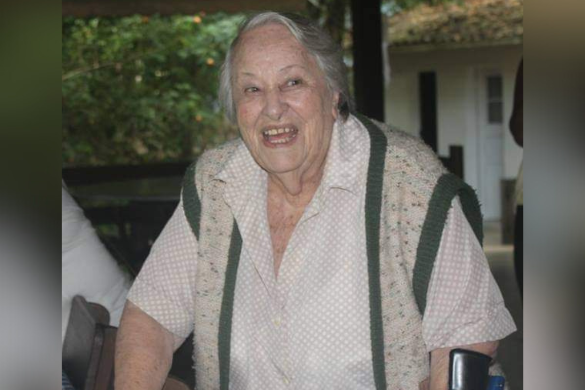 Dona Noemi Gontijo faleceu em julho de 2024 aos 100 anos