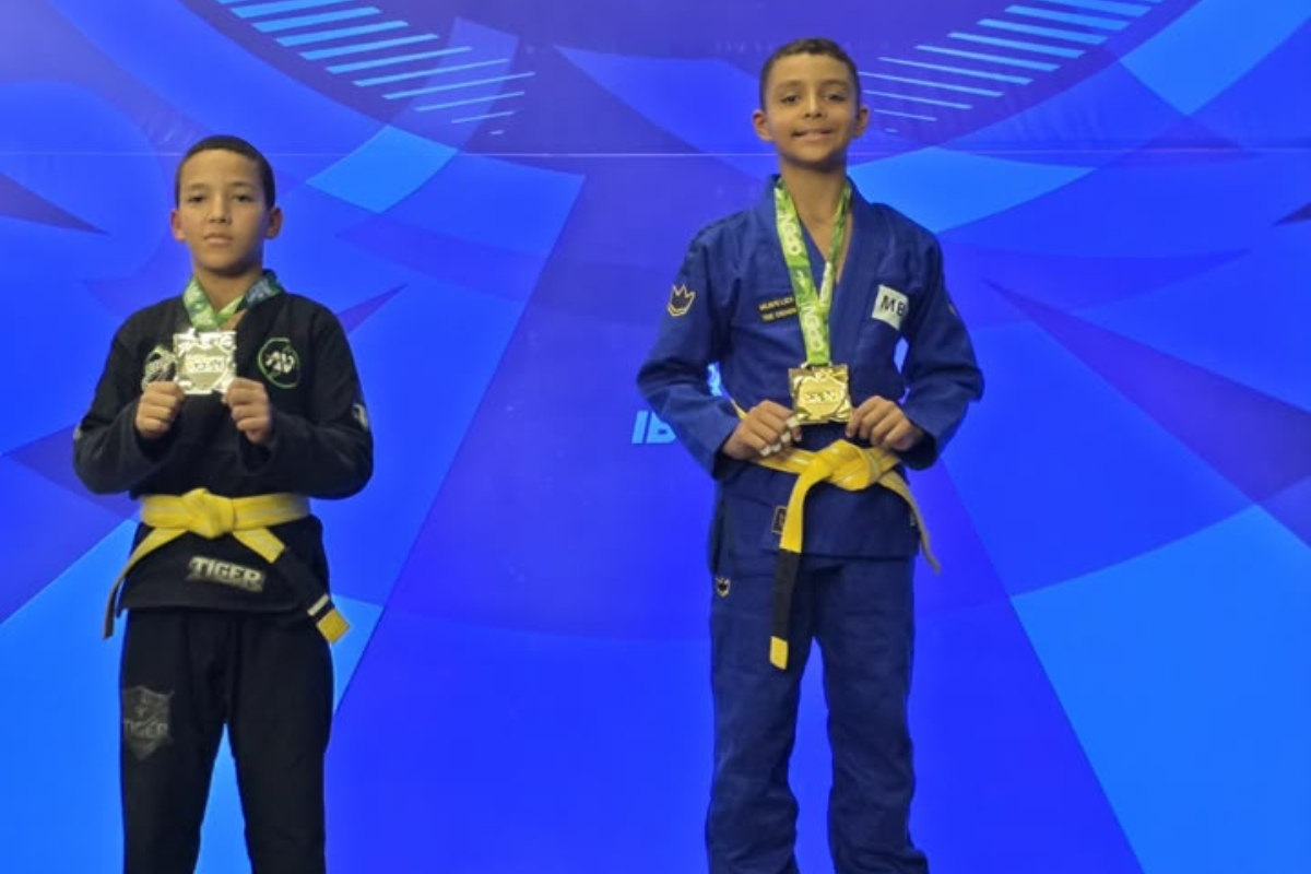 Gabriel Texugo venceu nas disputas com kimono (Gi) e sem kimono (No-Gi)