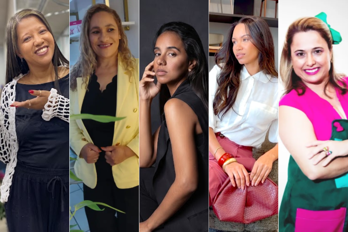 Fabrícia Avelino do Nascimento, Eliane Batista Santos Sabino, Laura Regina Gouvea, Angélica Cardoso da Silva e Jaque Silene Aparecida de Paula são as finalistas