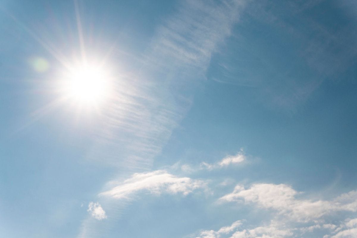 Conforme o Inmet, céu será de poucas nuvens e não há previsão de chuva
