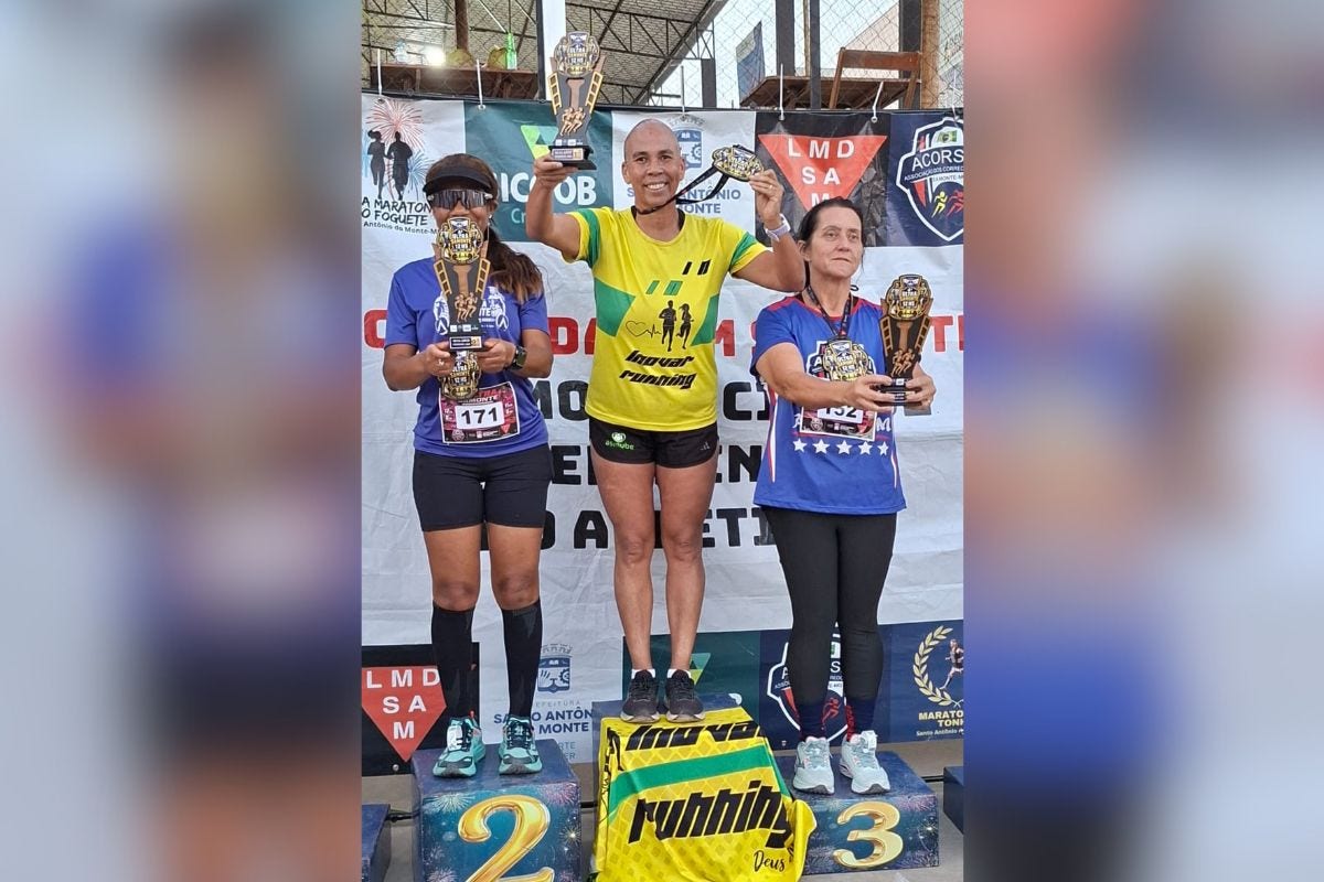 Praticante há 29 anos, corredora conta que escolheu o esporte para vencer a depressão