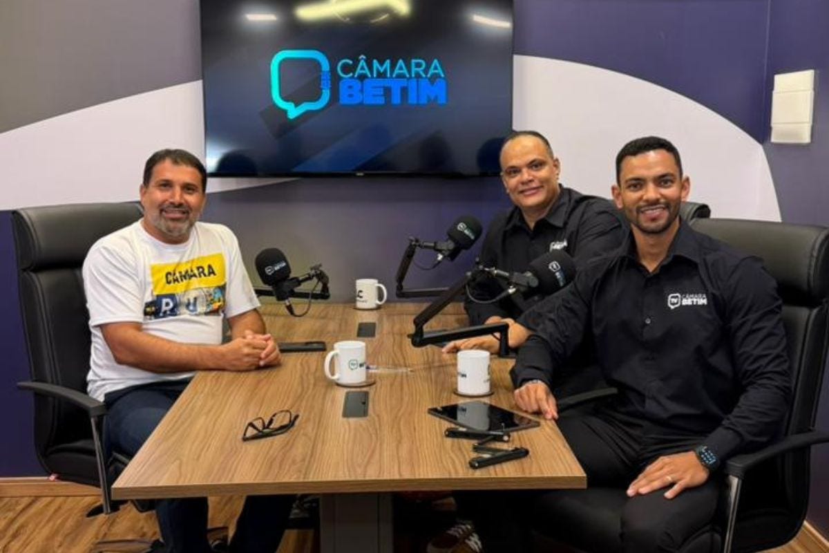 Presidente da Câmara, o vereador Leo Contador (Cidadania) foi o primeiro entrevistado da nova plataforma