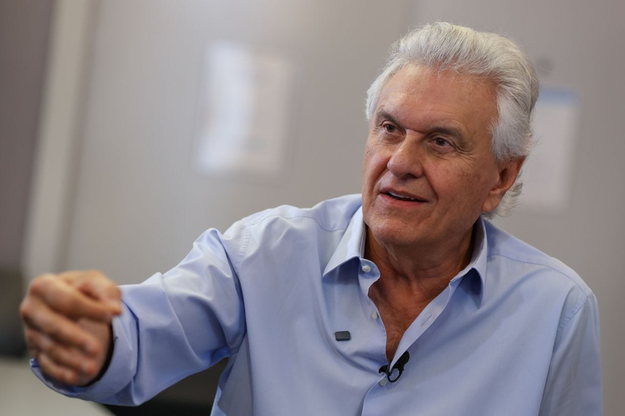 Ex-governador de Goiás Ronaldo Caiado (PSD) concedeu entrevista ao programa Café com Política