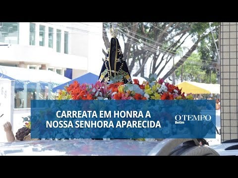Centenas de fiéis homenagearam Nossa Senhora Aparecida pelas vias do bairro em data dedicada à santa