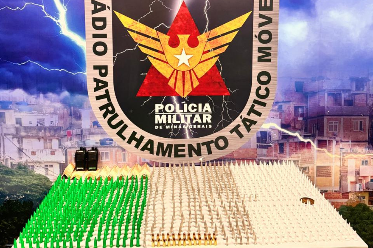 Material apreendido foi encaminhado para a Delegacia de Plantão de Betim 