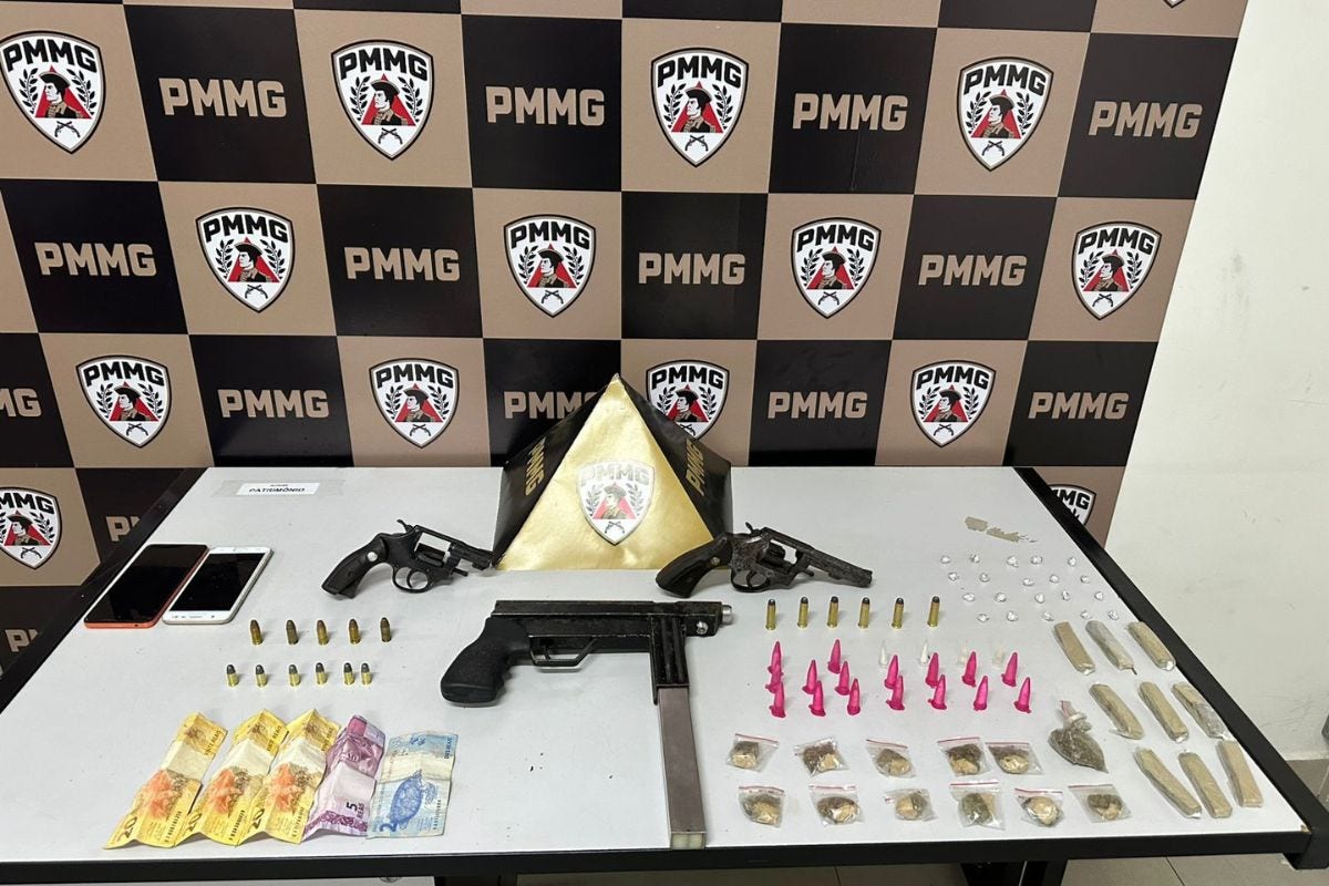 Suspeitos foram levados para a Delegacia de Polícia Civil de Betim