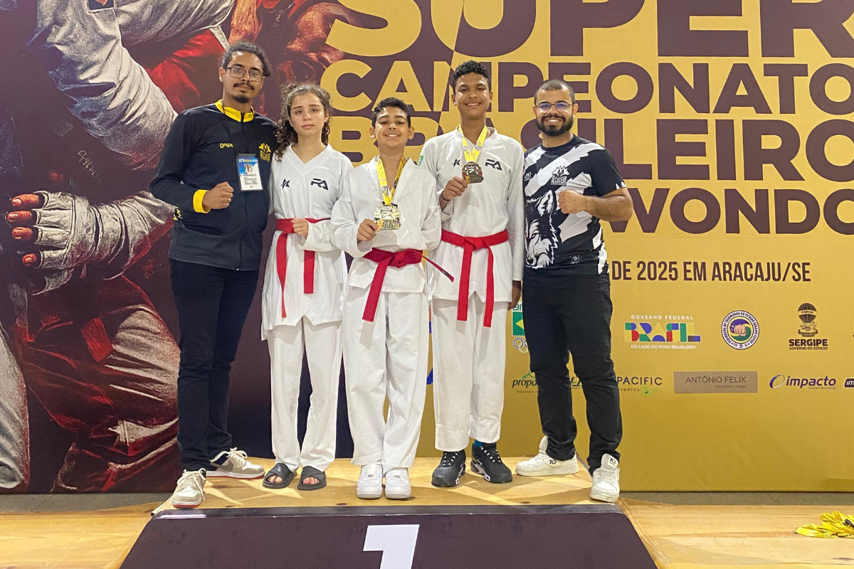 A equipe voltou para Betim com duas medalhas de bronze