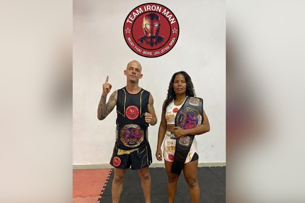 Caio Alemão e Anne Koria