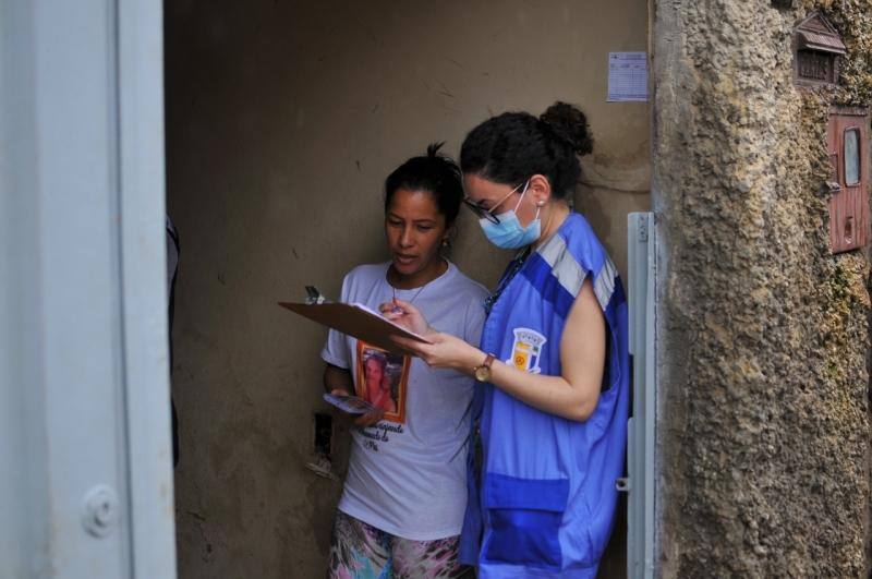 As residências visitadas foram previamente identificadas pela Defesa Civil nos endereços caracterizados no Plano de Contingência do município
