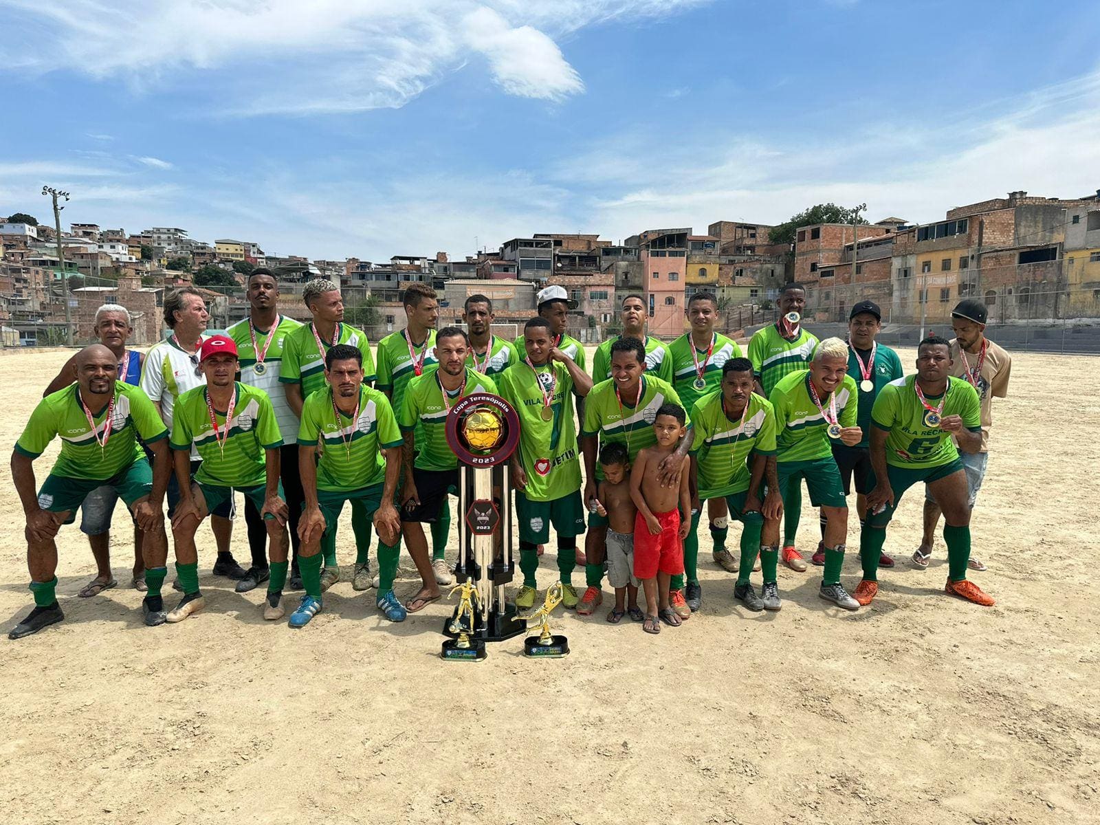 Além da taça de campeão, Recreio também teve o artilheiro e o melhor goleiro do torneio
