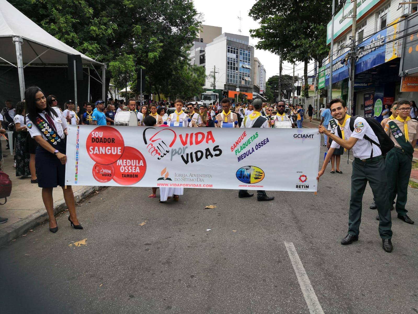 Campanha 'Vida por Vidas'.