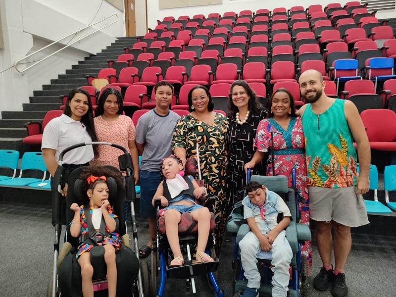 Famílias que participaram do documentário de trabalho realizado pela servidora do SUS Betim