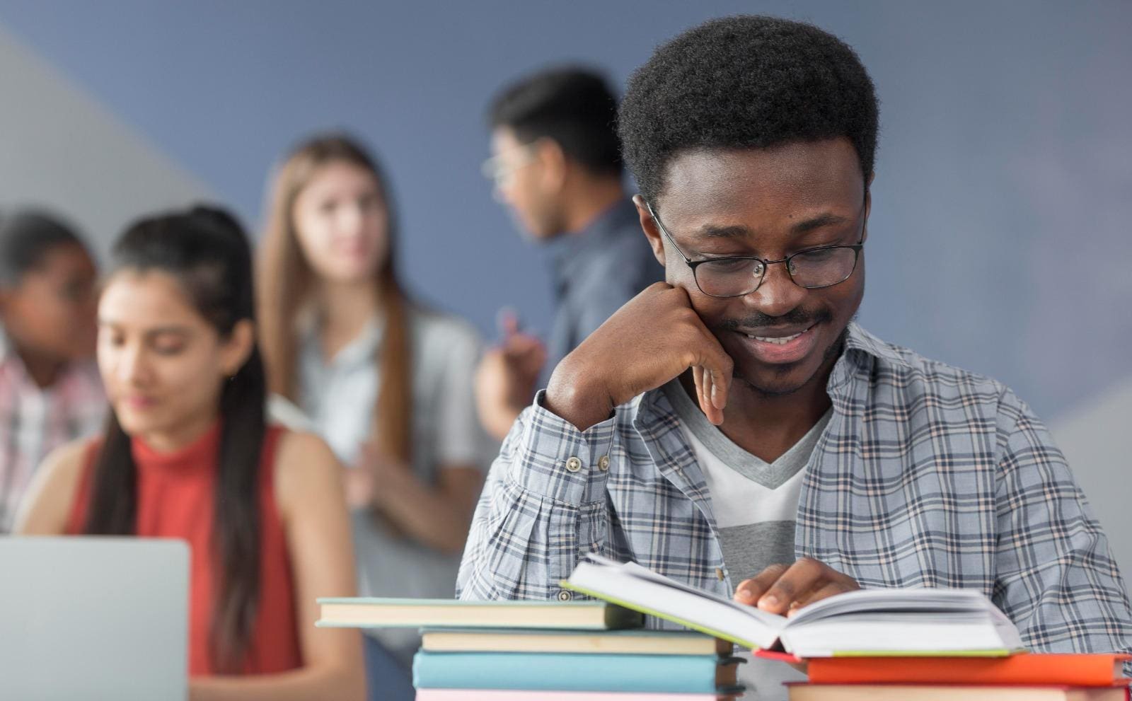 Jovem estudante.