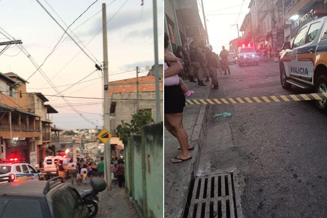 Namorada da vítima contou à PM que o suspeito já chegou ao local atirando