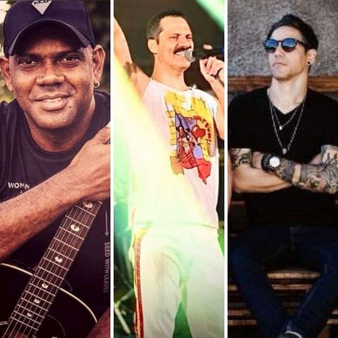 Udson Marlon, L6 e Lurex se apresentam nesta sexta (20), a partir das 18h, na Casa da Cultura, em Betim