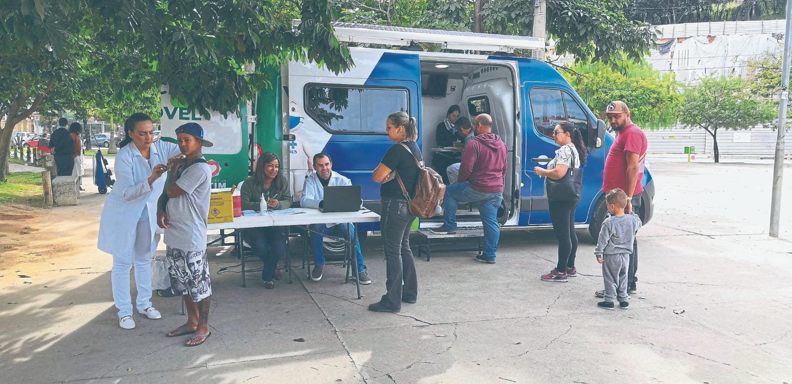 Posto móvel circula pelos pontos mais movimentados da cidade, participa de eventos, percorre empresas e instituições